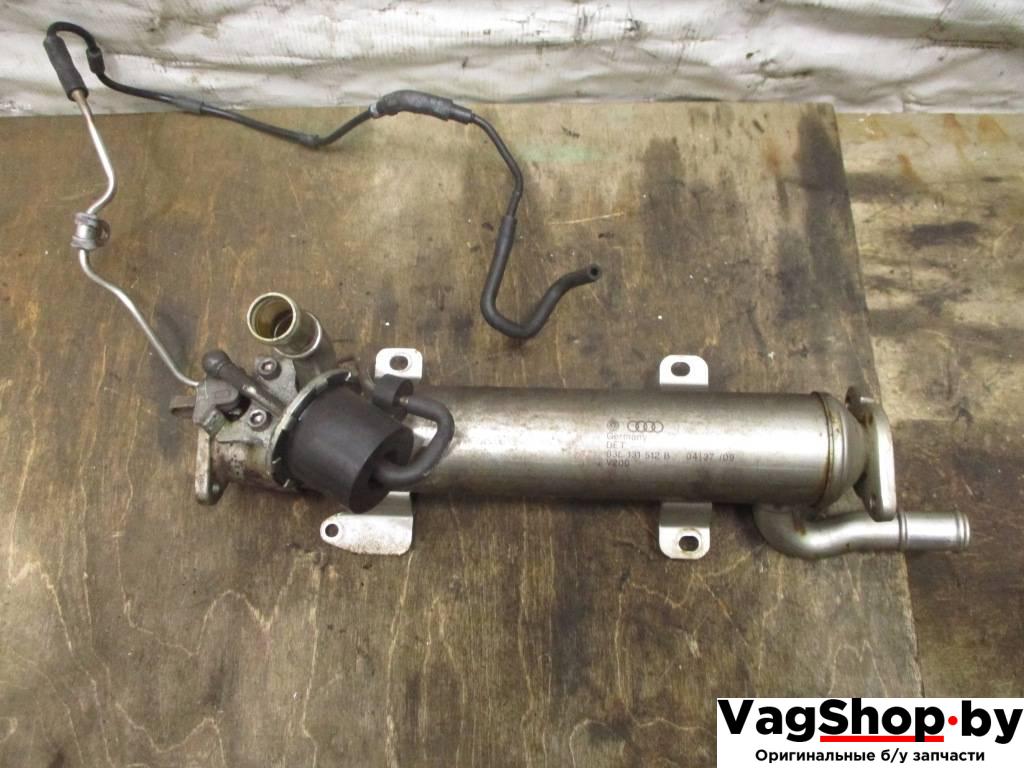 охладитель EGR / Радиатор EGR Volkswagen Passat B6 2009, 2.0 л., TDi, CBD, дизель, МКПП, серебро, седан, передний привод, 03L131512B - фото №1