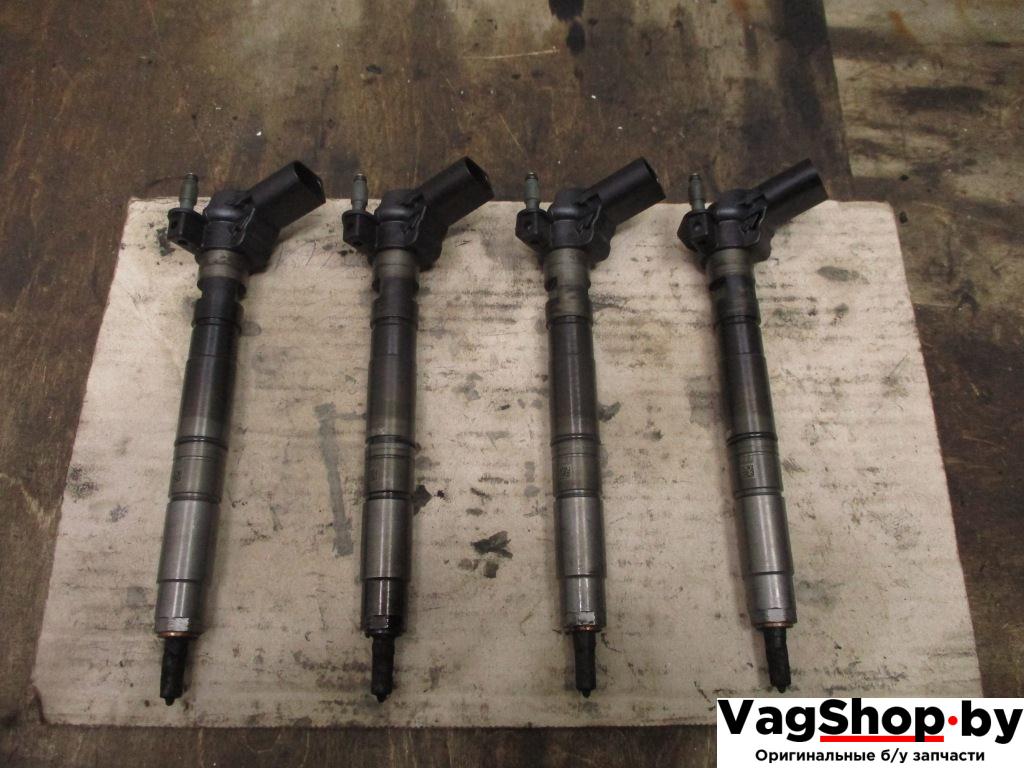 форсунка Volkswagen Passat B6 2009, 2.0 л., TDi, CBD, дизель, МКПП, серебро, седан, передний привод, 03L130277 - фото №1