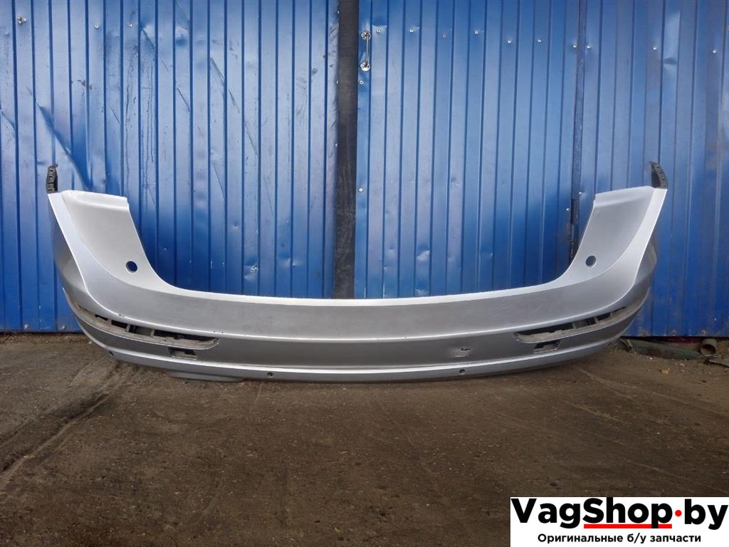 бампер задний Audi Q5 8R 2011, 2.0 л., TDi, CJC, дизель, МКПП, серебро, внедорожник 5 дв., полный привод, 8R0807385S, 8R0807521H - фото №1