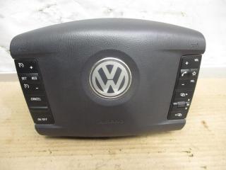 подушка безопасности водителя Volkswagen Touareg 1 поколение [рестайлинг] 2008, 3.0 л., TDi, BKS, дизель, АКПП, черный, внедорожник 5 дв., полный привод, 7L6880201EH