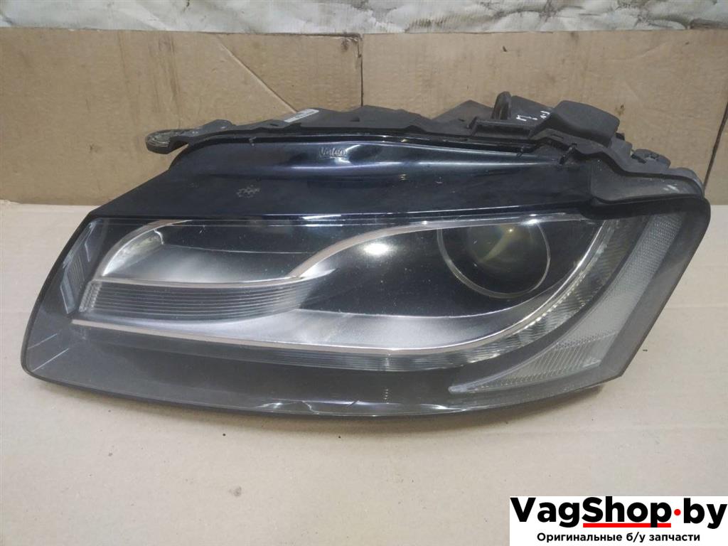 фара левая Audi A5 8T 2007, 3.0 л., TDi, CAP, дизель, МКПП, белый, купе, полный привод, 89317759 - фото №1