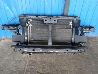 передняя панель крепления облицовки (телевизор) Volkswagen Touareg 1 поколение 2006, 2.5 л., TDi, BAC, дизель, АКПП, синий, внедорожник 5 дв., полный привод, 7L0805594R