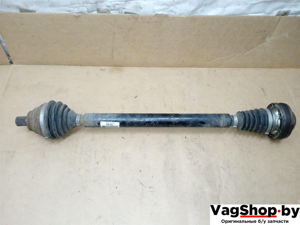 полуось передняя правая (приводной вал, ШРУС) Volkswagen Golf 6 поколение 2011, 2.0 л., TDi, CFF, дизель, МКПП, серебро, хетчбэк 5 дв., передний привод, 1K0407271RB - фото №1