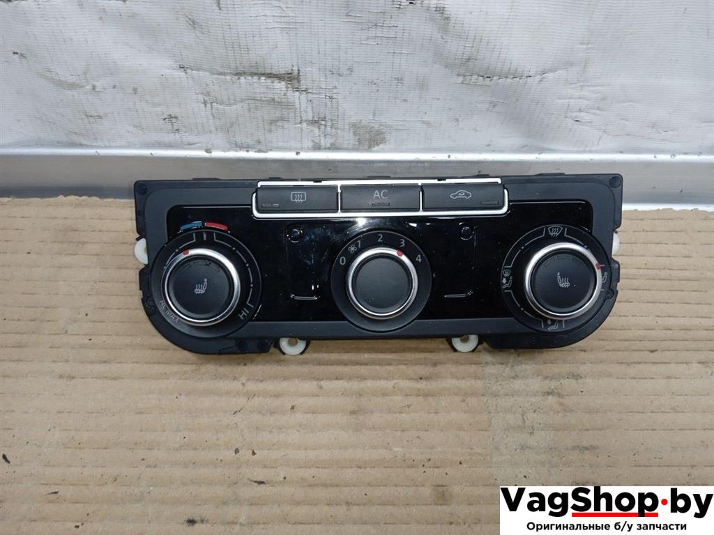 блок управления печки / климат-контроля Volkswagen Golf 6 поколение 2011, 2.0 л., TDi, CFF, дизель, МКПП, серебро, хетчбэк 5 дв., передний привод, 7N0907426AN - фото №1