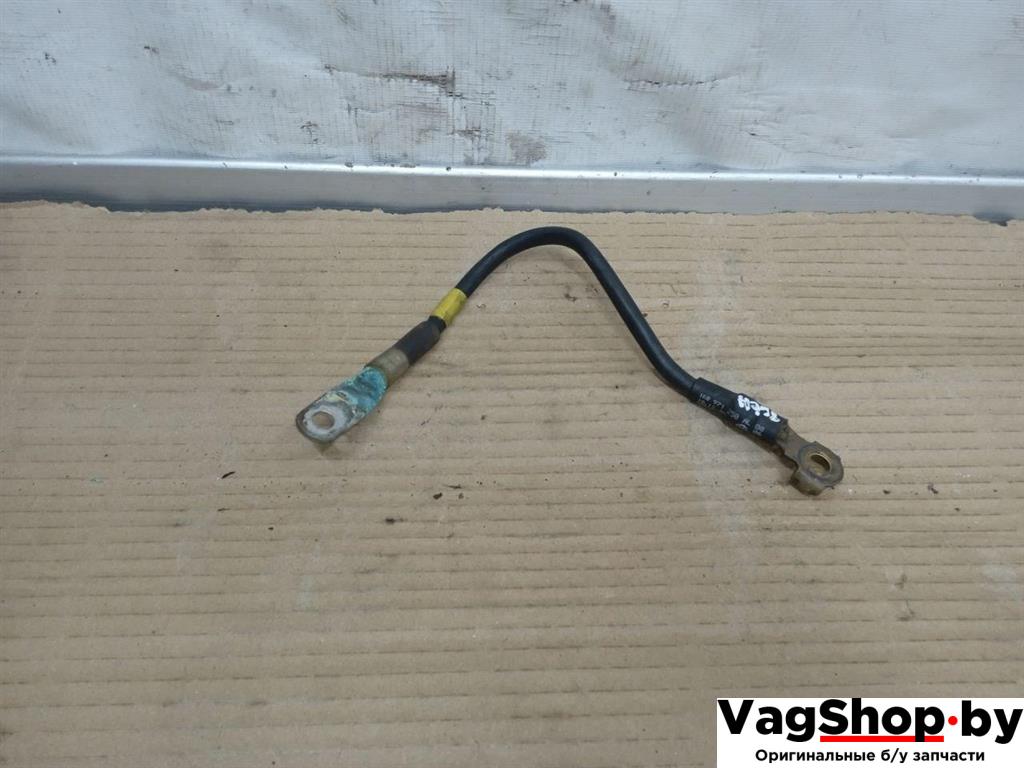 минусовой провод аккумулятора Volkswagen Golf 6 поколение 2011, 2.0 л., TDi, CFF, дизель, МКПП, серебро, хетчбэк 5 дв., передний привод, 1K0971250AL - фото №1