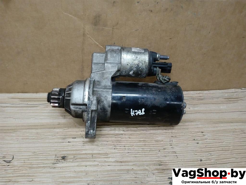 стартер Volkswagen Golf 6 поколение 2011, 2.0 л., TDi, CFF, дизель, МКПП, серебро, хетчбэк 5 дв., передний привод, 02M911024C - фото №1