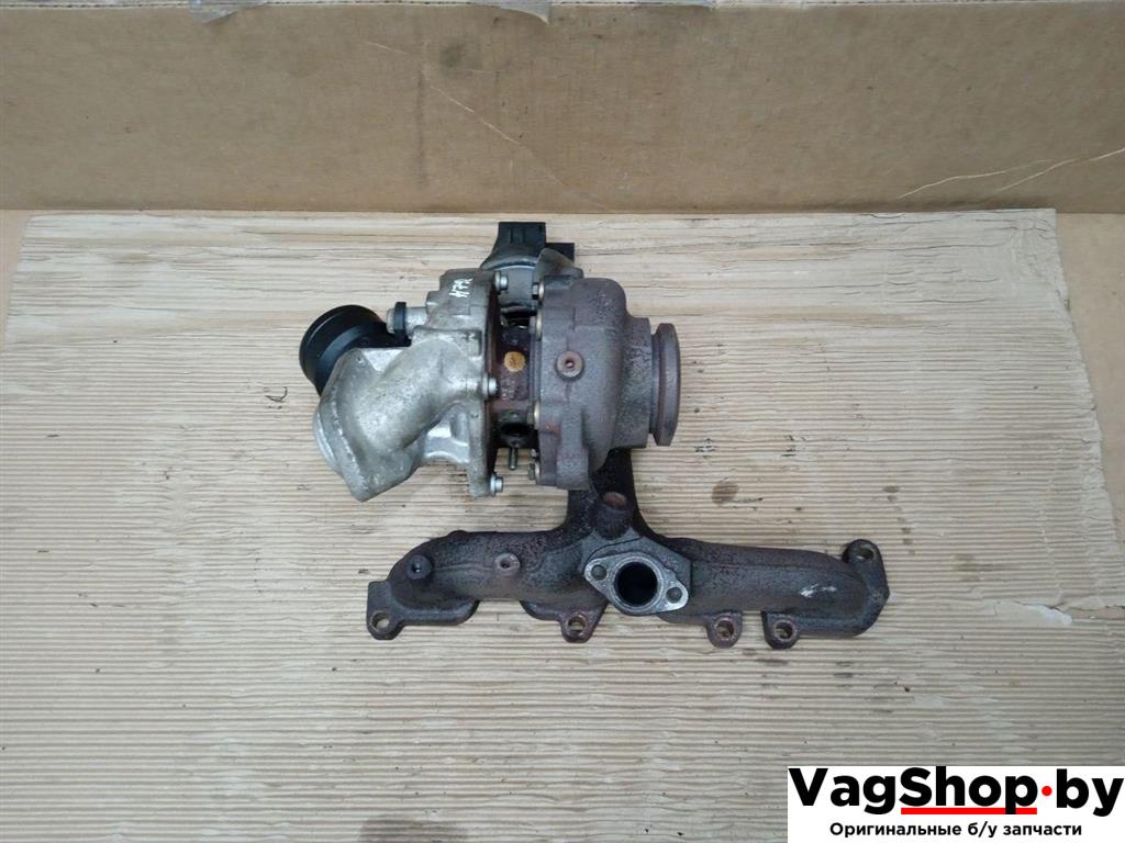 турбина Volkswagen Golf 6 поколение 2011, 2.0 л., TDi, CFF, дизель, МКПП, серебро, хетчбэк 5 дв., передний привод, 03L253056G - фото №1