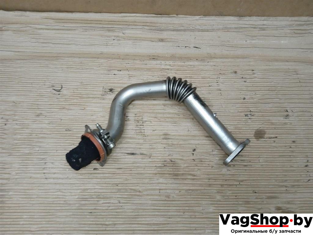 трубка системы рециркуляции EGR Volkswagen Golf 6 поколение 2011, 2.0 л., TDi, CFF, дизель, МКПП, серебро, хетчбэк 5 дв., передний привод, 03L131521R - фото №1