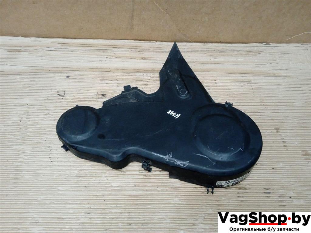 защита (кожух) ремня ГРМ Volkswagen Golf 6 поколение 2011, 2.0 л., TDi, CFF, дизель, МКПП, серебро, хетчбэк 5 дв., передний привод, 03L109107C - фото №1