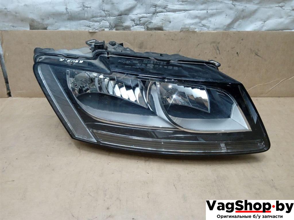 фара правая Audi Q5 8R 2011, 2.0 л., TDi, CJC, дизель, МКПП, серебро, внедорожник 5 дв., полный привод, 8R0941004M - фото №1