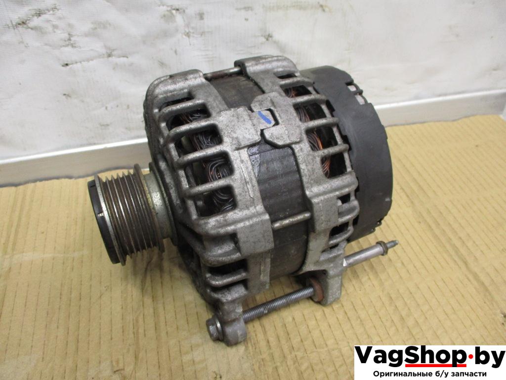генератор Volkswagen Passat B7 2012, 2.0 л., TDi, CFF, дизель, МКПП, голубой, универсал, передний привод, 03L903024F - фото №1