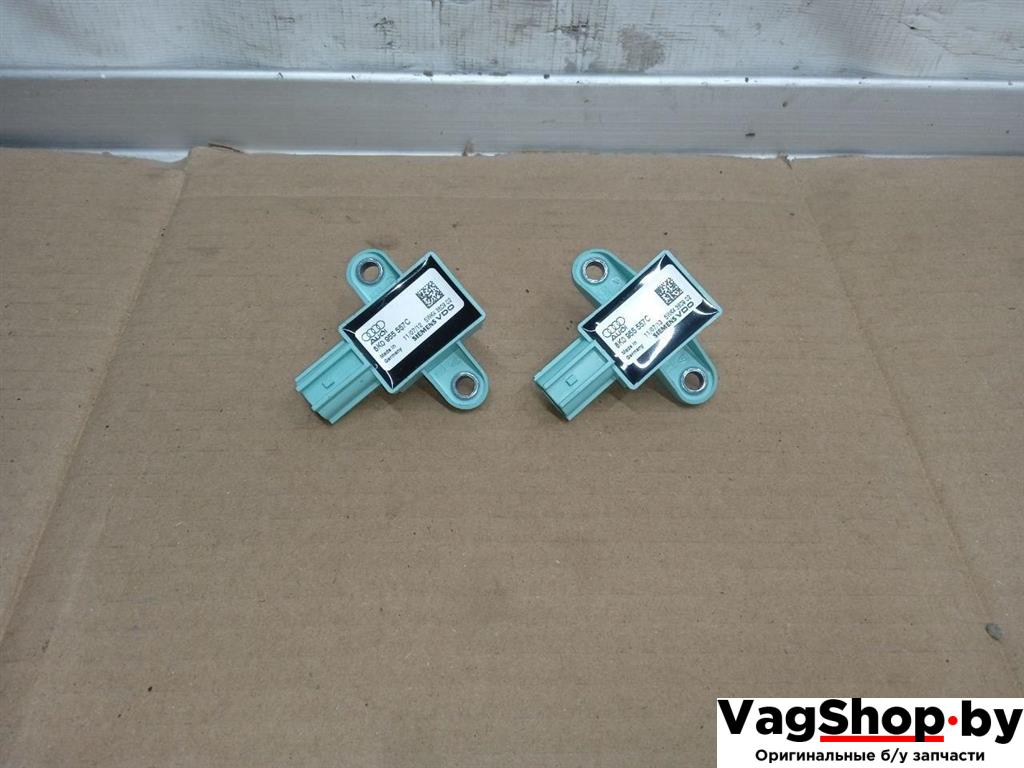 датчик удара Audi Q5 8R 2011, 2.0 л., TDi, CJC, дизель, МКПП, серебро, внедорожник 5 дв., полный привод, 8K0955557C - фото №1