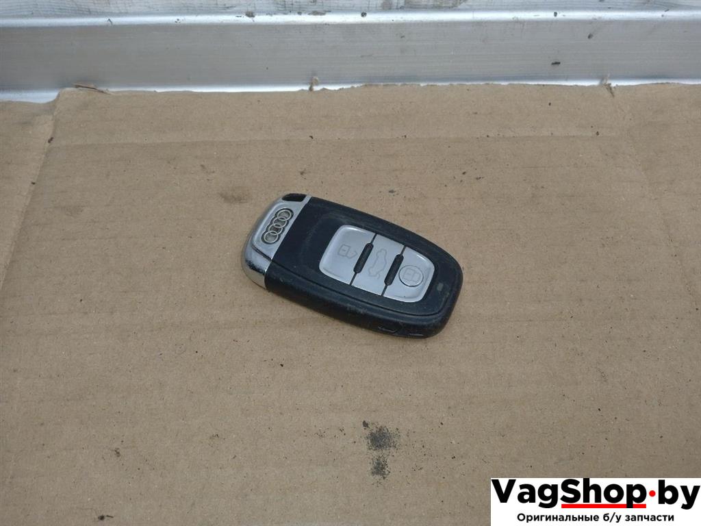 ключ Audi Q5 8R 2011, 2.0 л., TDi, CJC, дизель, МКПП, серебро, внедорожник 5 дв., полный привод, 8T0959754D - фото №1