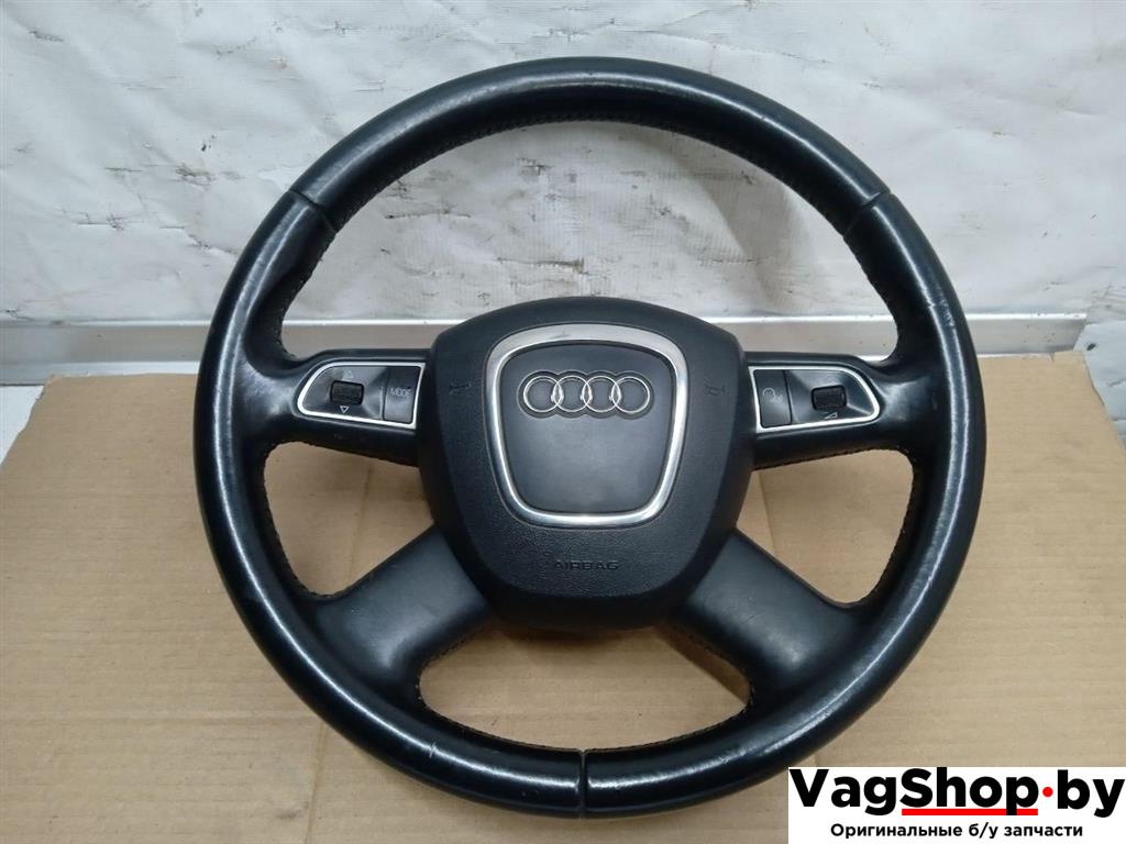 руль Audi Q5 8R 2011, 2.0 л., TDi, CJC, дизель, МКПП, серебро, внедорожник 5 дв., полный привод, 8R0419091S, 8R0880201A - фото №1