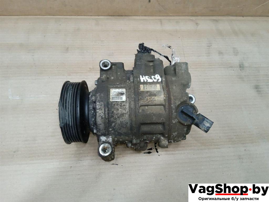 компрессор кондиционера Audi Q5 8R 2011, 2.0 л., TDi, CJC, дизель, МКПП, серебро, внедорожник 5 дв., полный привод, 8K0260805L - фото №1