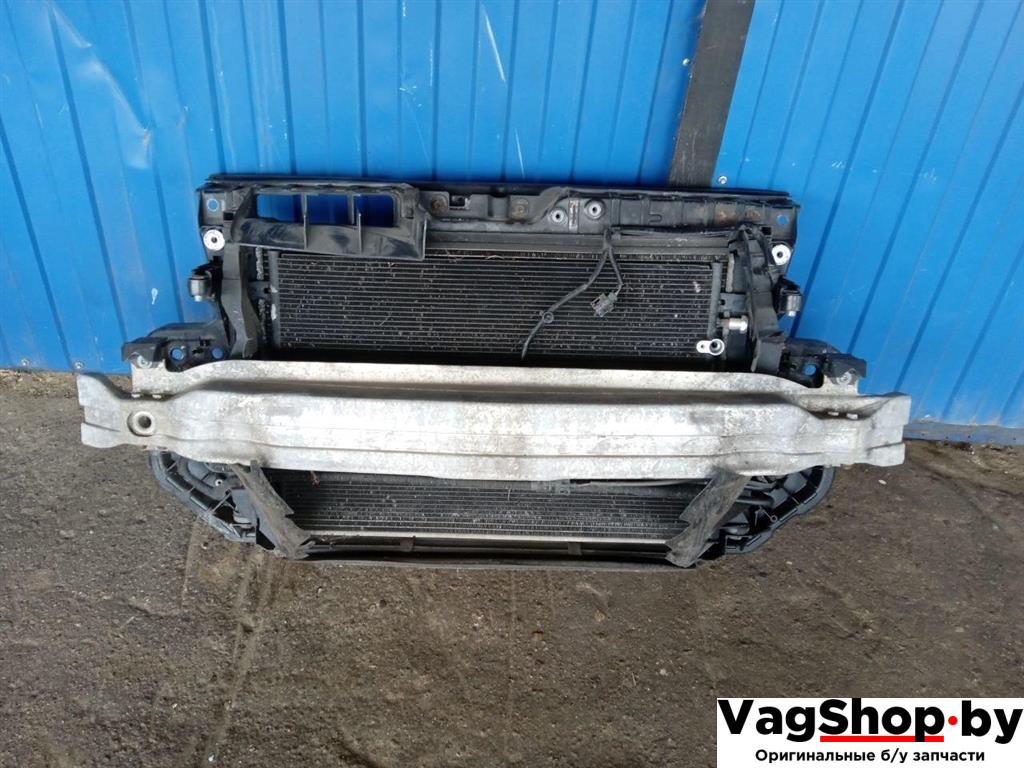 передняя панель крепления облицовки (телевизор) Audi A6 Allroad Quattro C6/4F 2007, 3.2 л., FSI, AUK, бензин, МКПП, синий, универсал, полный привод, 4F0805594D - фото №1