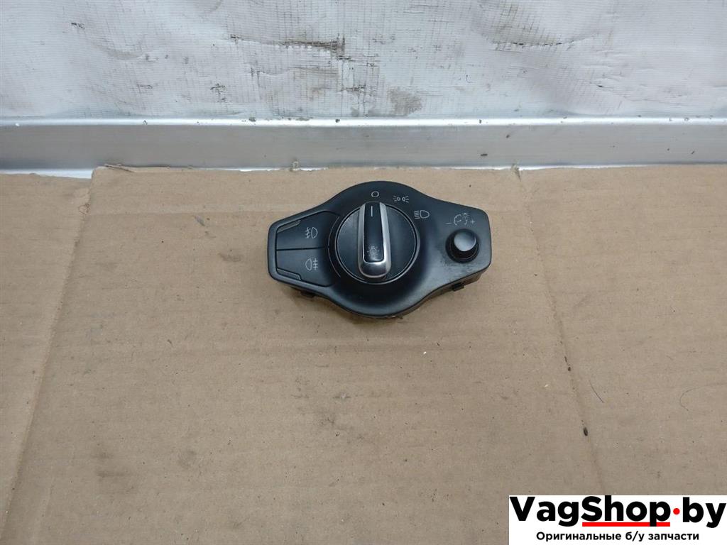 переключатель света Audi A5 8T 2007, 3.0 л., TDi, CAP, дизель, МКПП, белый, купе, полный привод, 8K0941531F - фото №1