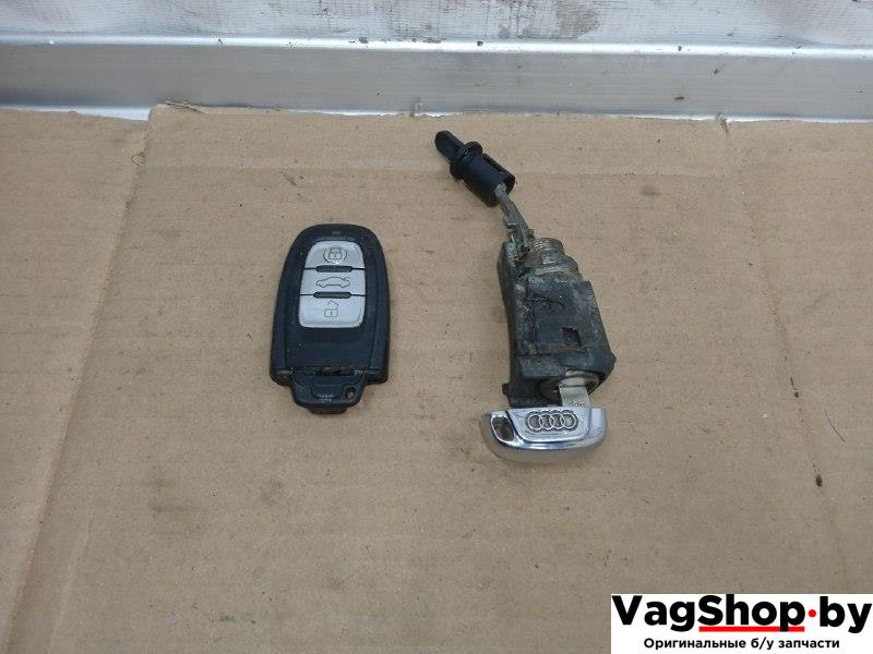 ключ Audi A5 8T 2007, 3.0 л., TDi, CAP, дизель, МКПП, белый, купе, полный привод, 8T0959754D - фото №1