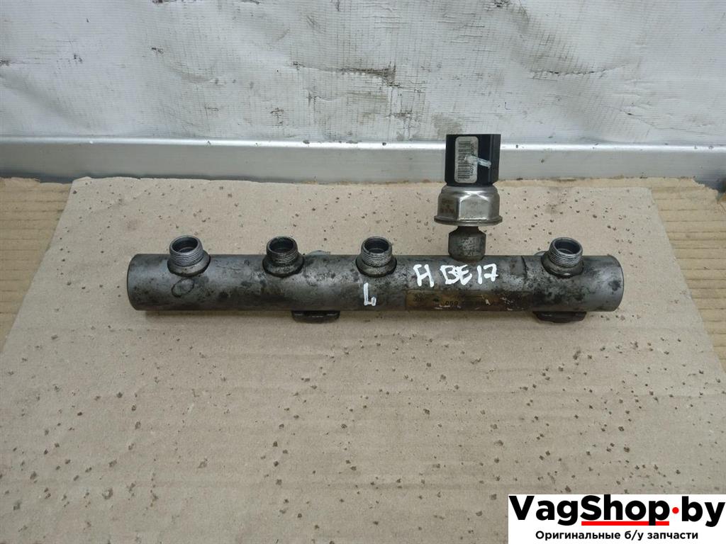 топливная рампа Audi A5 8T 2007, 3.0 л., TDi, CAP, дизель, МКПП, белый, купе, полный привод, 059130758E, 059130089AJ - фото №1