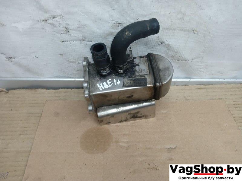 охладитель EGR / Радиатор EGR Audi A5 8T 2007, 3.0 л., TDi, CAP, дизель, МКПП, белый, купе, полный привод, 059131511G - фото №1