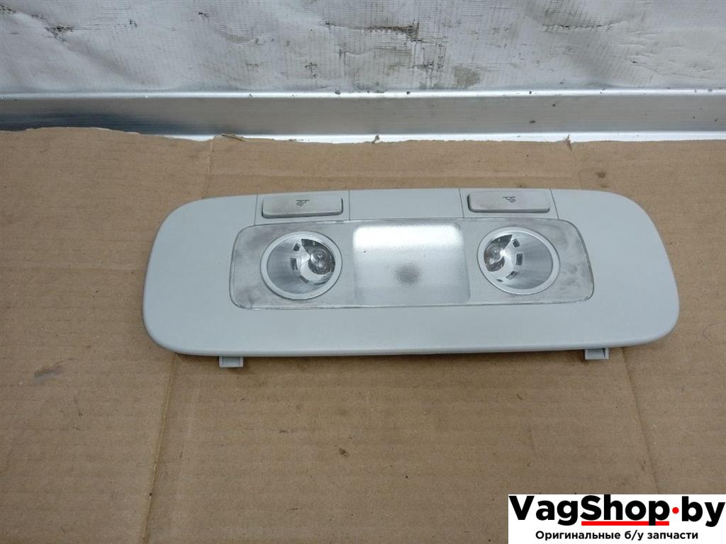 фонарь салона (плафон) Volkswagen Passat B6 2008, 2.0 л., TDi, CBA, дизель, МКПП, серебро, универсал, передний привод, 3C0947291C - фото №1