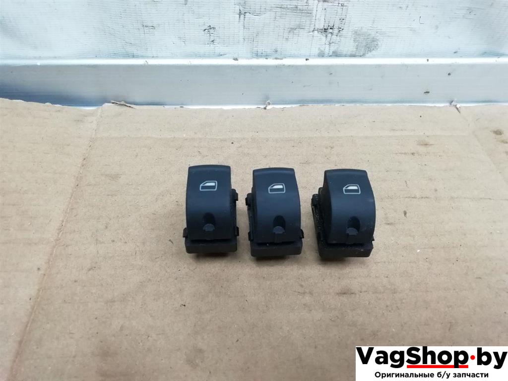 кнопка стеклоподъемника Audi A6 Allroad Quattro C6/4F 2007, 3.2 л., FSI, AUK, бензин, МКПП, синий, универсал, полный привод, 4F0959855 - фото №1