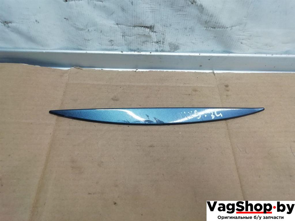 молдинг двери задней левой Audi A6 Allroad Quattro C6/4F 2007, 3.2 л., FSI, AUK, бензин, МКПП, синий, универсал, полный привод, 4F9854819 - фото №1
