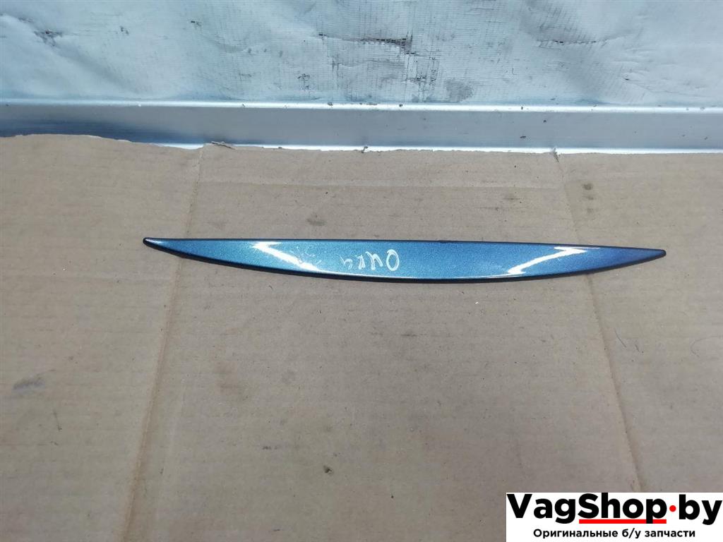 молдинг двери задней правой Audi A6 Allroad Quattro C6/4F 2007, 3.2 л., FSI, AUK, бензин, МКПП, синий, универсал, полный привод, 4F9854820 - фото №1