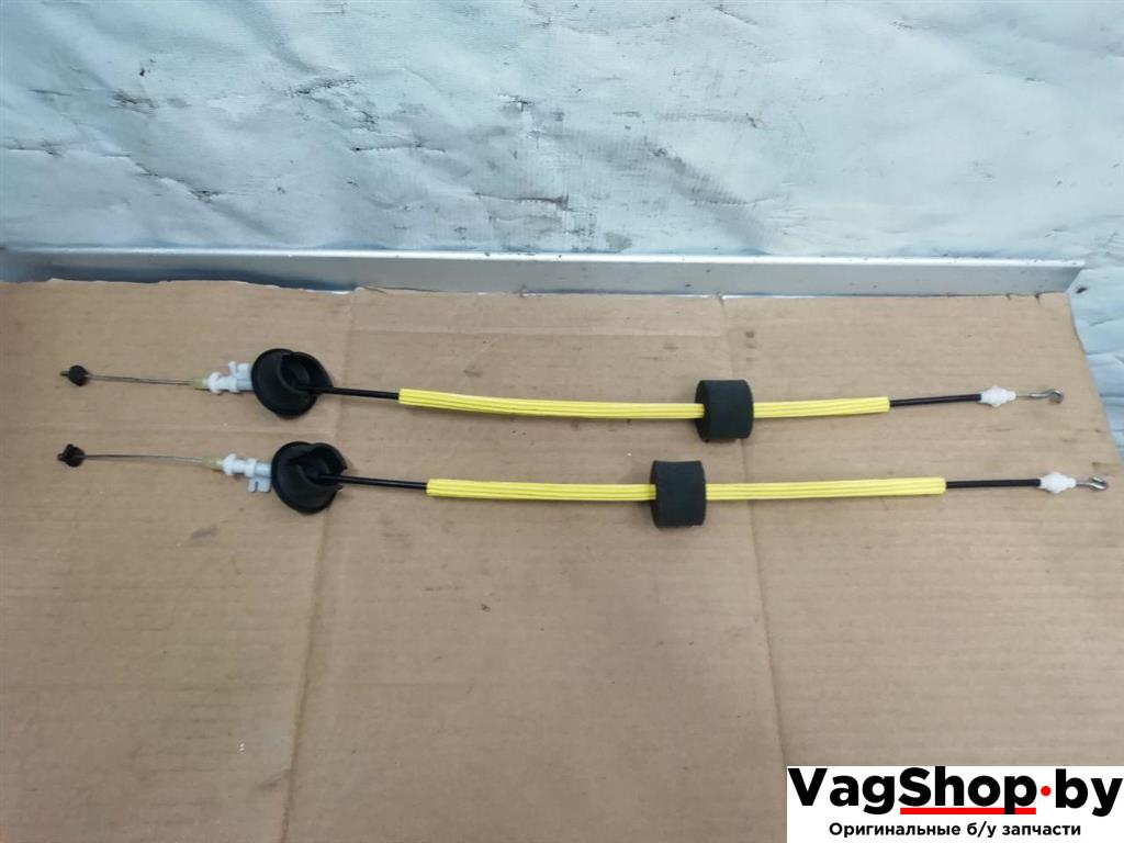 Трос двери задней Audi A6 Allroad Quattro C6/4F 2007, 3.2 л., FSI, AUK, бензин, МКПП, синий, универсал, полный привод, 4F0839085B - фото №1