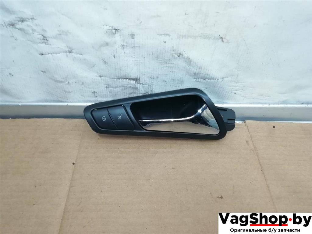 ручка внутренняя передняя правая Volkswagen Passat B6 2008, 2.0 л., TDi, CBA, дизель, МКПП, серебро, универсал, передний привод, 3C0962126B, 3C2837114D - фото №1