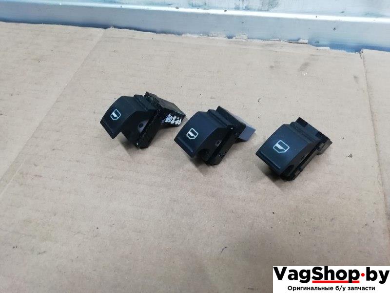 кнопка стеклоподъемника Volkswagen Passat B6 2009, 2.0 л., TDi, CBA, дизель, МКПП, голубой, седан, передний привод, 7L6959855B - фото №1