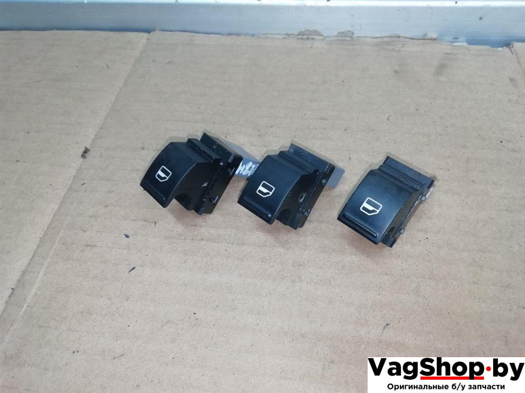 кнопка стеклоподъемника Volkswagen Passat B7 2011, 2.0 л., TDi, CFF, дизель, АКПП, синий, универсал, передний привод, 7L6959855B - фото №1