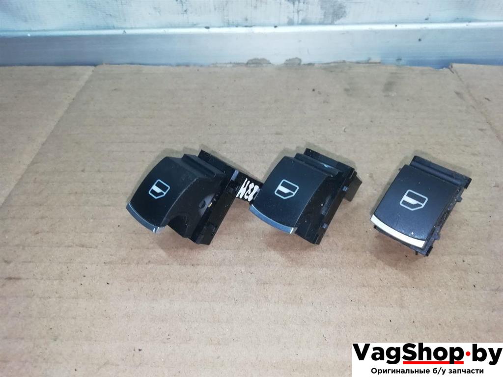 кнопка стеклоподъемника Volkswagen Tiguan 1 поколение 2010, 2.0 л., TDi, CFG, дизель, МКПП, серебро, внедорожник 5 дв., полный привод, 5K0959855 - фото №1