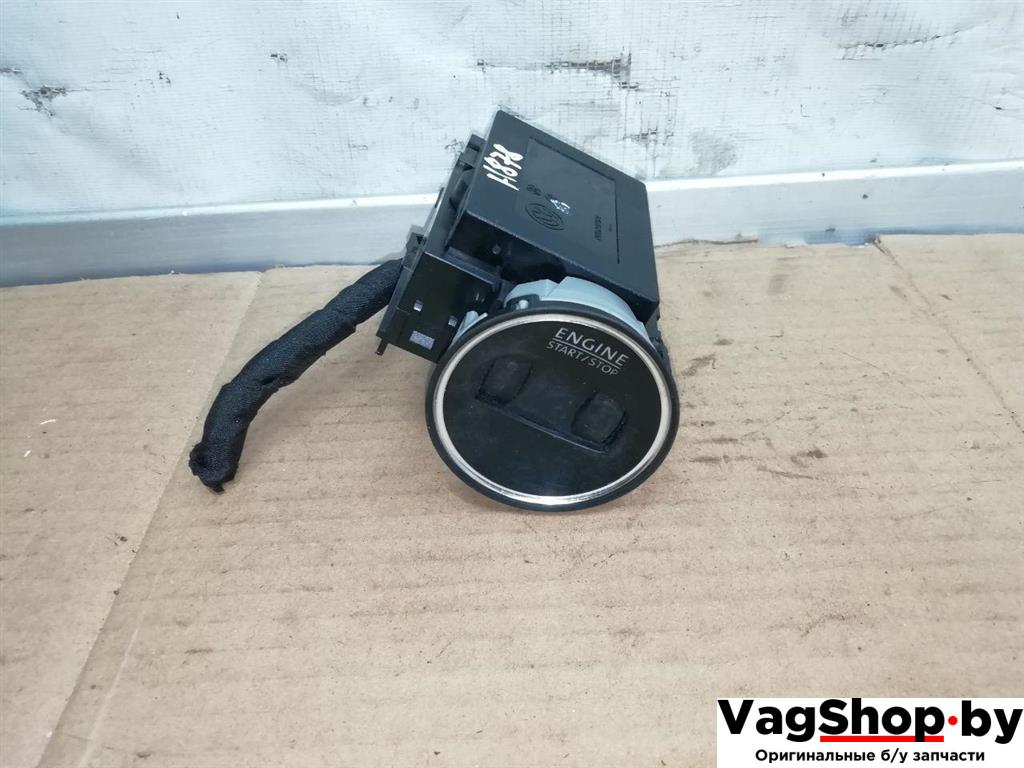 замок зажигания Volkswagen Passat B7 2011, 2.0 л., TDi, CFF, дизель, АКПП, синий, универсал, передний привод, 3C0905843AA - фото №1