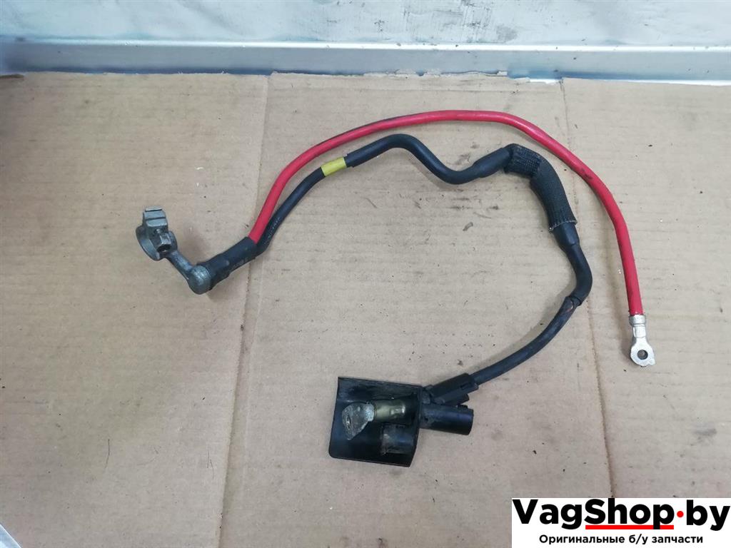 клемма аккумулятора плюс Volkswagen Passat B7 2011, 2.0 л., TDi, CFF, дизель, АКПП, синий, универсал, передний привод, 1K0971228AB - фото №1