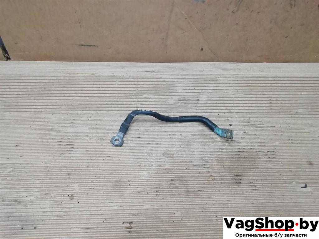 минусовой провод аккумулятора Volkswagen Tiguan 1 поколение 2010, 2.0 л., TDi, CFG, дизель, МКПП, серебро, внедорожник 5 дв., полный привод, 5N0971250B - фото №1