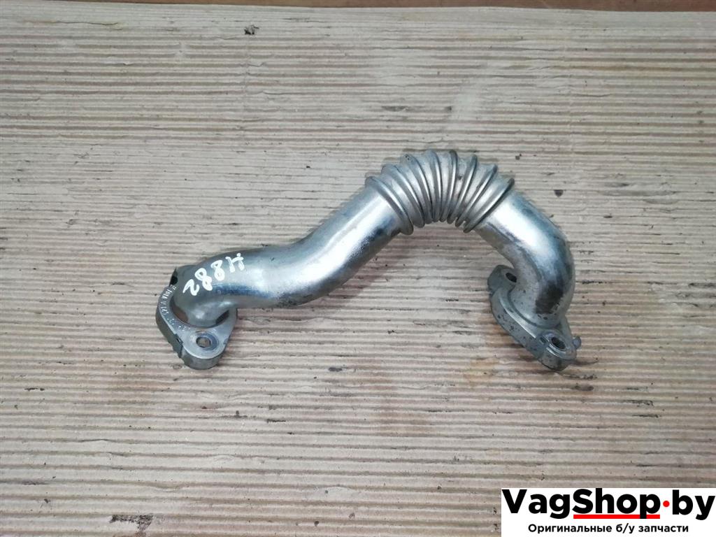 трубка системы рециркуляции EGR Volkswagen Tiguan 1 поколение 2010, 2.0 л., TDi, CFG, дизель, МКПП, серебро, внедорожник 5 дв., полный привод, 03P131521A - фото №1