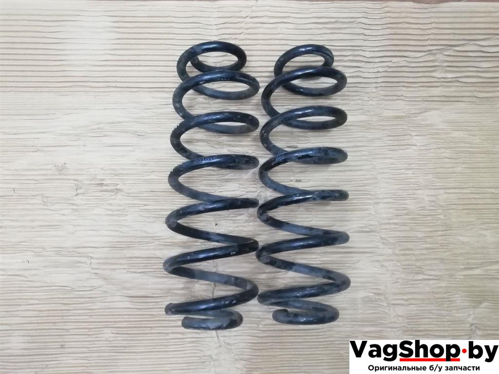 пружина задняя Volkswagen Tiguan 1 поколение 2010, 2.0 л., TDi, CFG, дизель, МКПП, серебро, внедорожник 5 дв., полный привод - фото №1