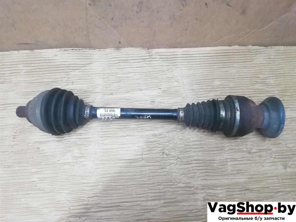 полуось передняя правая (приводной вал, ШРУС) Volkswagen Tiguan 1 поколение 2010, 2.0 л., TDi, CFG, дизель, МКПП, серебро, внедорожник 5 дв., полный привод, 5N0407764M - фото №1