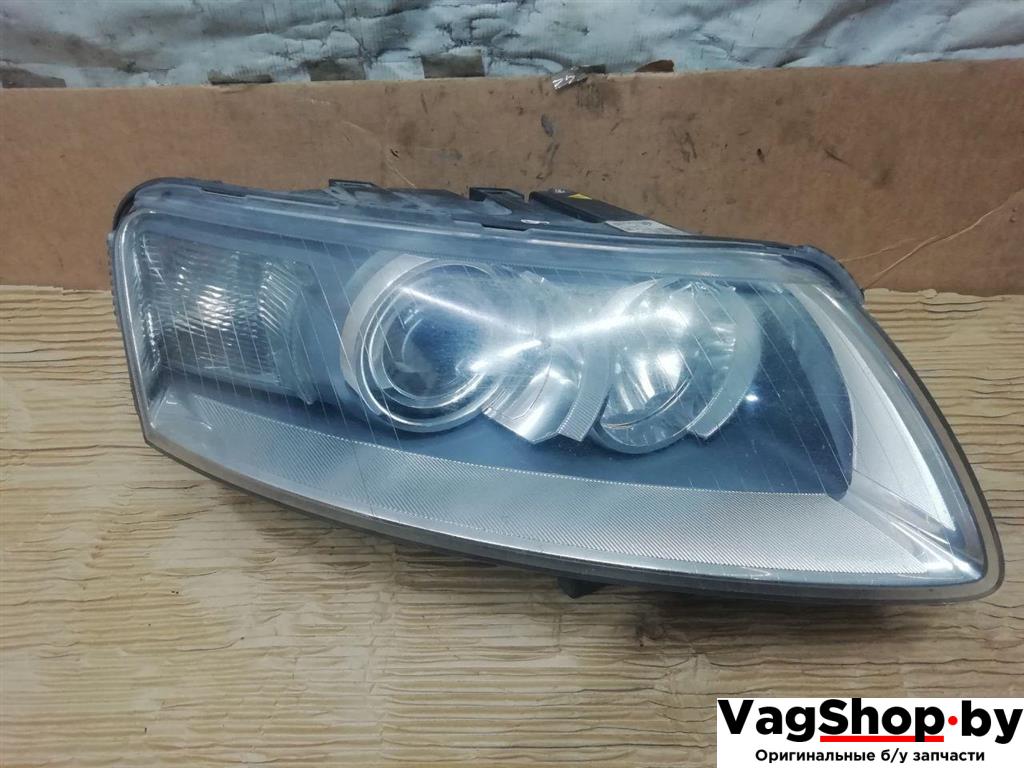 фара правая Audi A6 Allroad Quattro C6/4F 2007, 3.2 л., FSI, AUK, бензин, МКПП, синий, универсал, полный привод, 4F0941004BC - фото №1