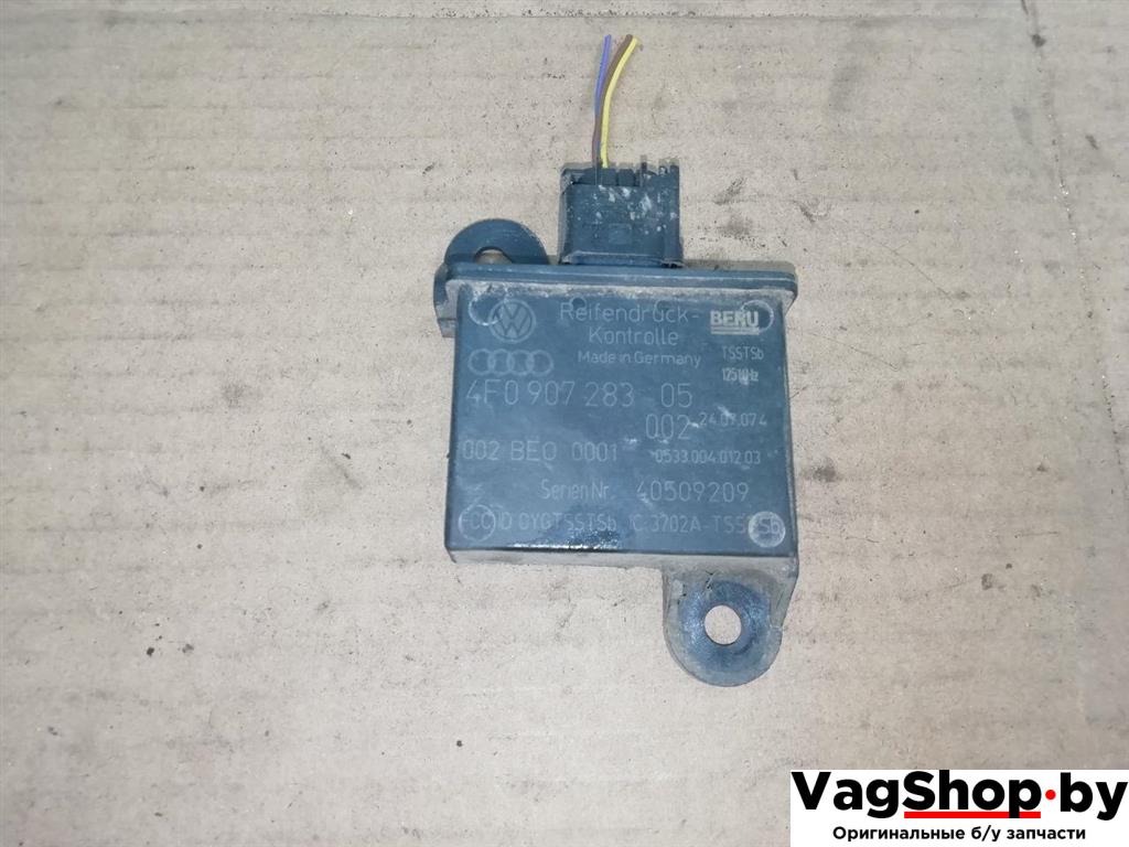 датчик давления в шине Audi A6 Allroad Quattro C6/4F 2007, 3.2 л., FSI, AUK, бензин, МКПП, синий, универсал, полный привод, 4F0907283 - фото №1