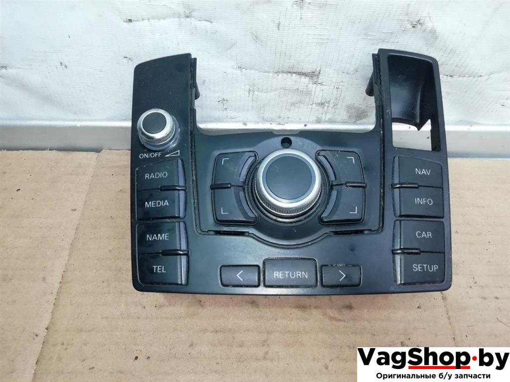джойстик управления мультимедиа Audi A6 Allroad Quattro C6/4F 2007, 3.2 л., FSI, AUK, бензин, МКПП, синий, универсал, полный привод, 4F2919611H - фото №1