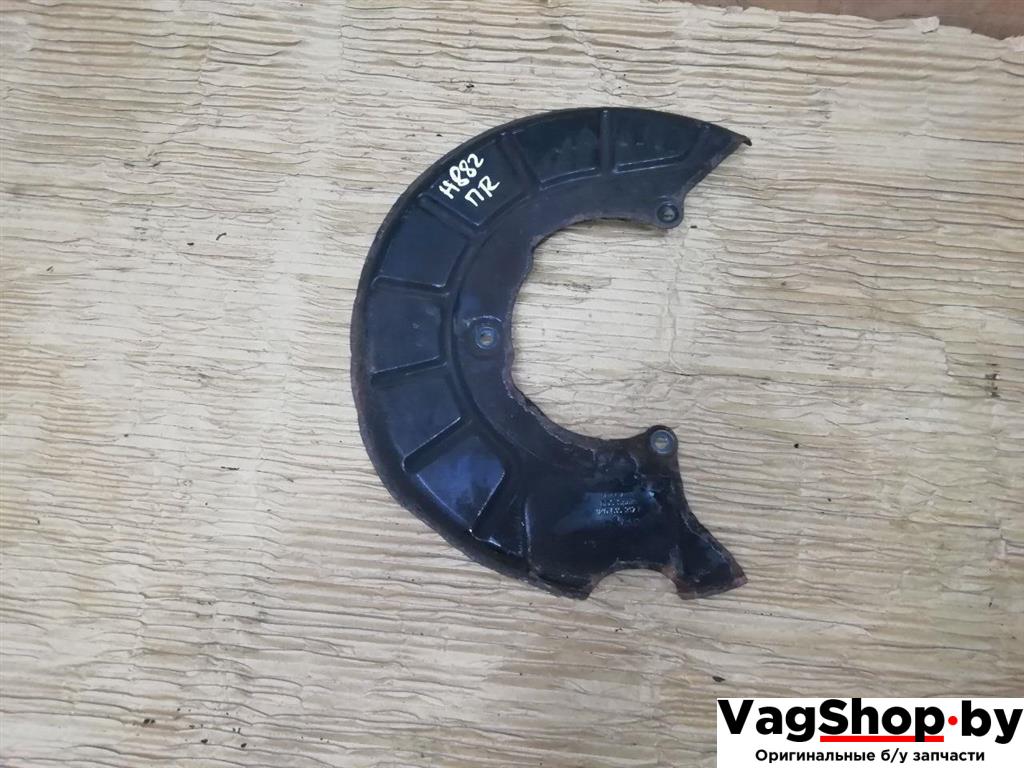 защитный кожух тормозного механизма Volkswagen Tiguan 1 поколение 2010, 2.0 л., TDi, CFG, дизель, МКПП, серебро, внедорожник 5 дв., полный привод, 1K0615312F - фото №1