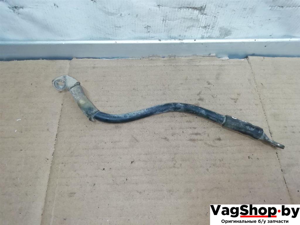 минусовой провод аккумулятора Audi A6 Allroad Quattro C6/4F 2007, 3.2 л., FSI, AUK, бензин, МКПП, синий, универсал, полный привод, 4F0971237C - фото №1