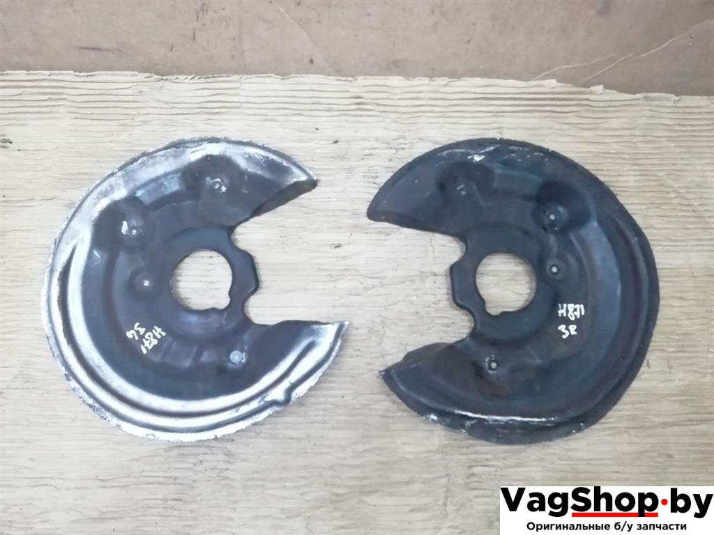 защитный кожух тормозного механизма Volkswagen Passat B6 2009, 2.0 л., TDi, CBA, дизель, МКПП, голубой, седан, передний привод, 5N0615611C, 5N0615612C - фото №1