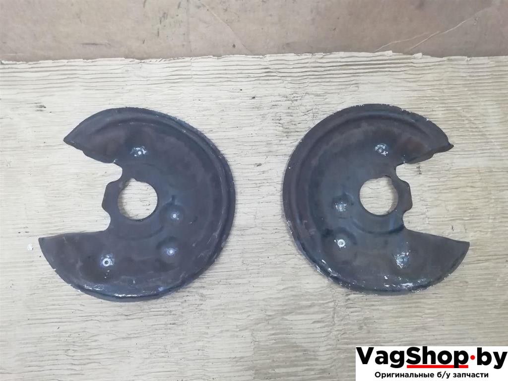 защитный кожух тормозного механизма Volkswagen Passat B6 2008, 2.0 л., TDi, CBA, дизель, МКПП, серебро, универсал, передний привод, 5N0615611C, 5N0615612C - фото №1