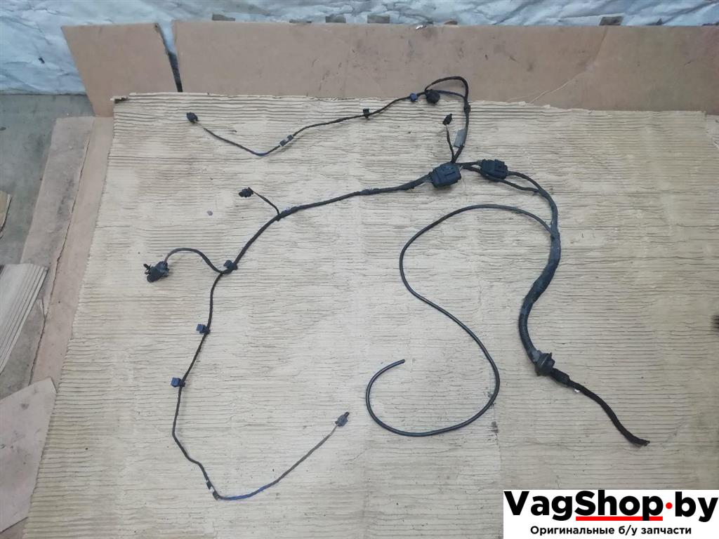 Проводка бампера заднего Audi Q7 4L 2006, 3.0 л., TDi, BUG, дизель, АКПП, синий, внедорожник 5 дв., полный привод - фото №1