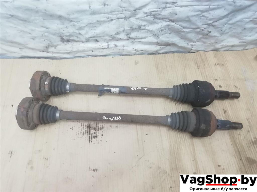 полуось задняя (приводной вал, ШРУС) Audi Q7 4L 2006, 3.0 л., TDi, BUG, дизель, АКПП, синий, внедорожник 5 дв., полный привод, 7L8501201 - фото №1