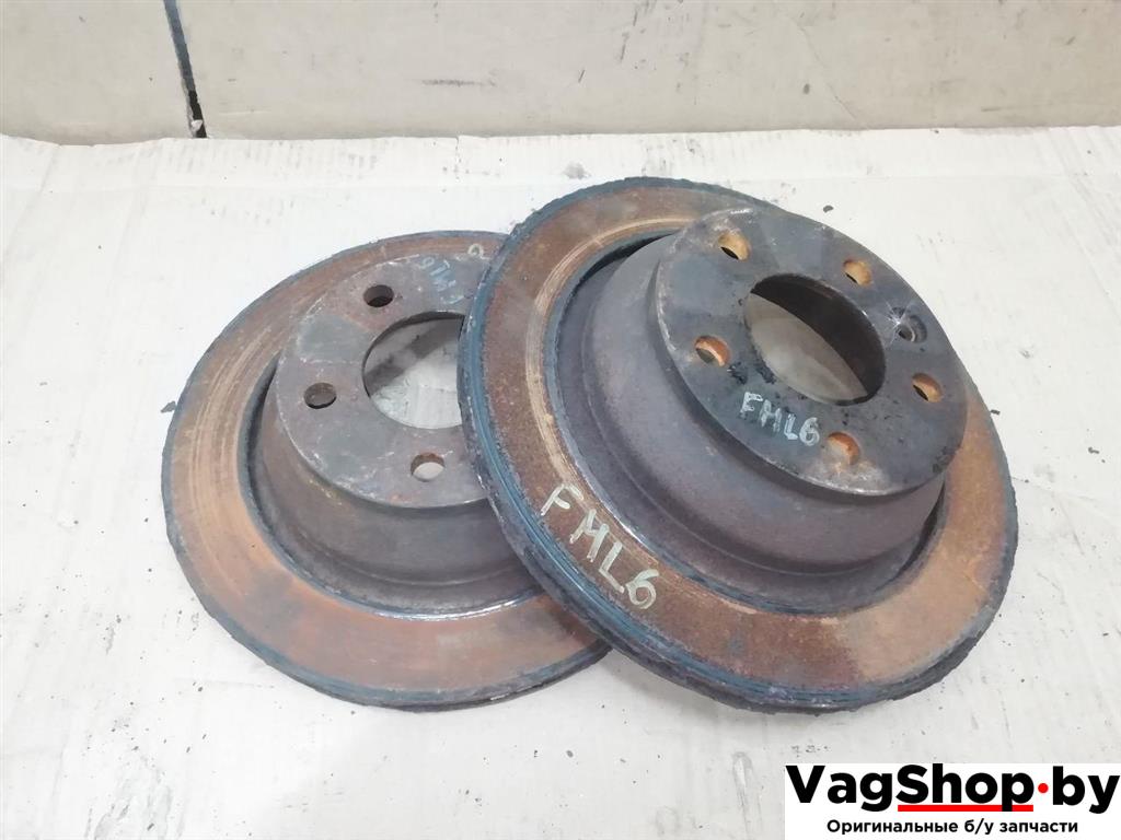 диск тормозной задний Volkswagen Touareg 1 поколение 2006, 2.5 л., TDi, BAC, дизель, АКПП, синий, внедорожник 5 дв., полный привод - фото №1