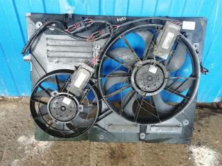 вентилятор радиатора Volkswagen Touareg 1 поколение [рестайлинг] 2008, 3.0 л., TDi, BKS, дизель, АКПП, синий, внедорожник 5 дв., полный привод, 7L0959455C, 7L0121203F, 7L0959455D